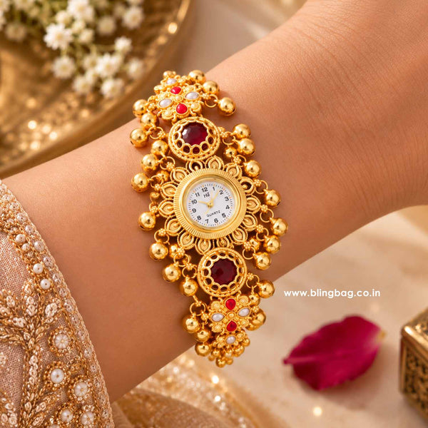 BlingBag Multicolor Divyara Heritage Watch