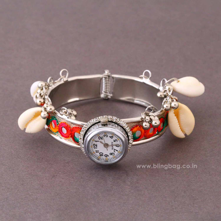 BlingBag Multicolor Eshaya Oxidised Watch