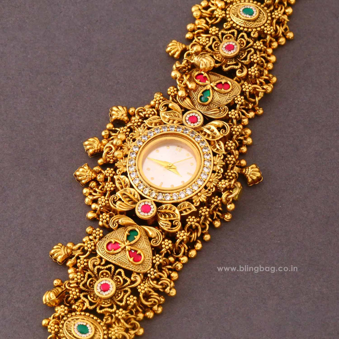 BlingBag Multicolor Ishitaita Heritage Watch-I