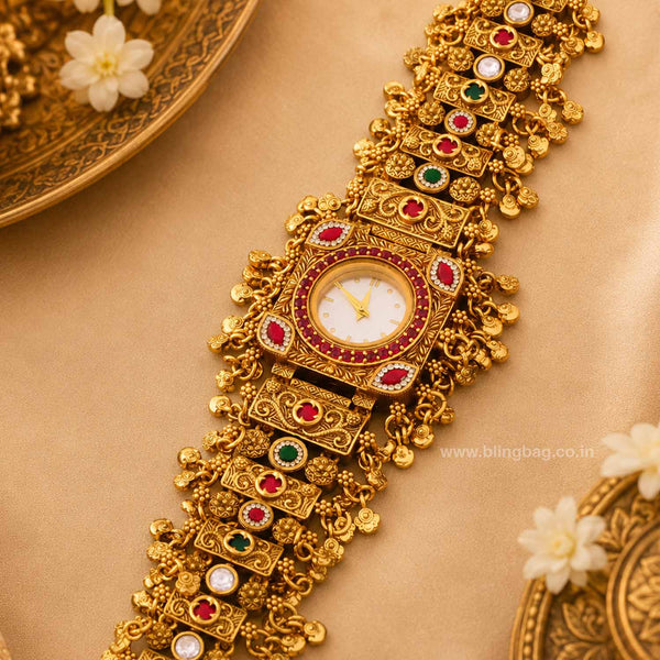 BlingBag Multicolor Kiaraani Heritage Watch