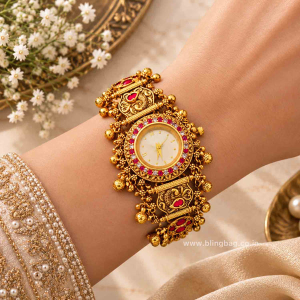 BlingBag Multicolor Lavanyaya Heritage Watch