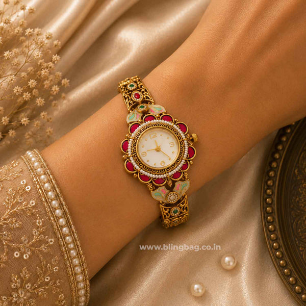 BlingBag Multicolor Mohini Heritage Watch