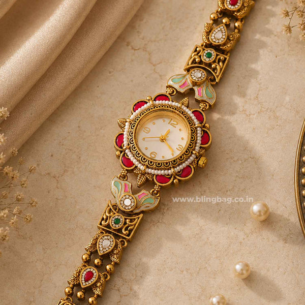 BlingBag Multicolor Mohini Heritage Watch
