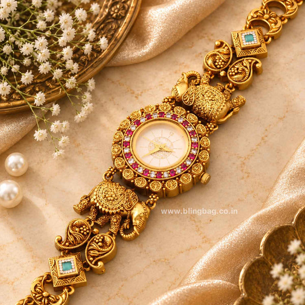 BlingBag Multicolor Payalsha Heritage Watch -  III