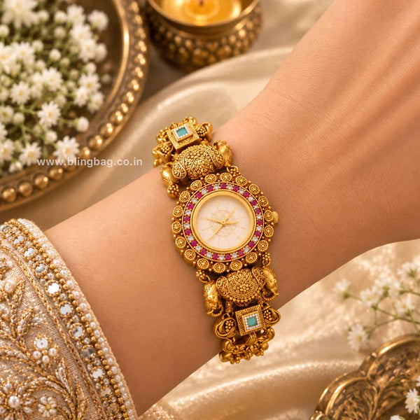 BlingBag Multicolor Payalsha Heritage Watch -  III