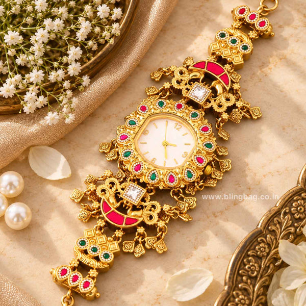 BlingBag Multicolor Poojashi Heritage Watch -  II
