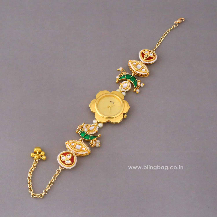 BlingBag Multicolor Poojaya Bracelet Watch