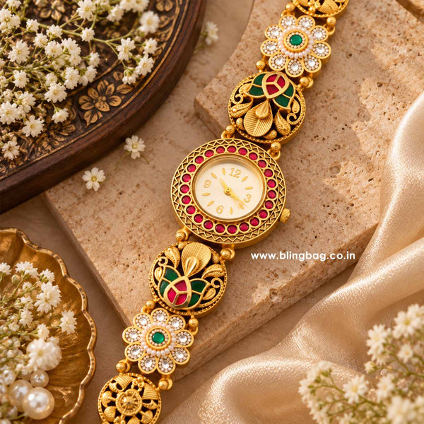 BlingBag Multicolor Saivya Heritage Watch