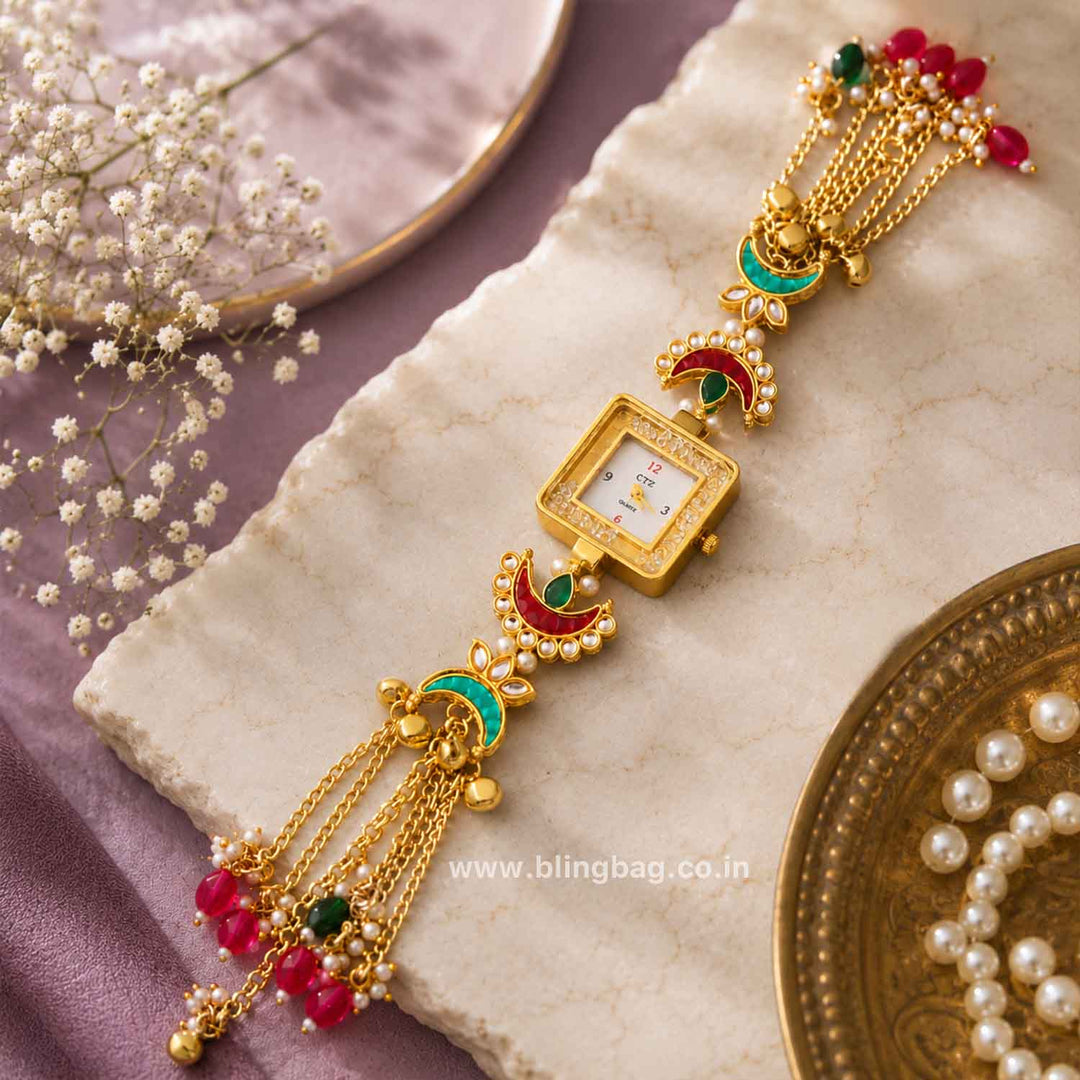 BlingBag Multicolor Trisha Kashmiri Watch
