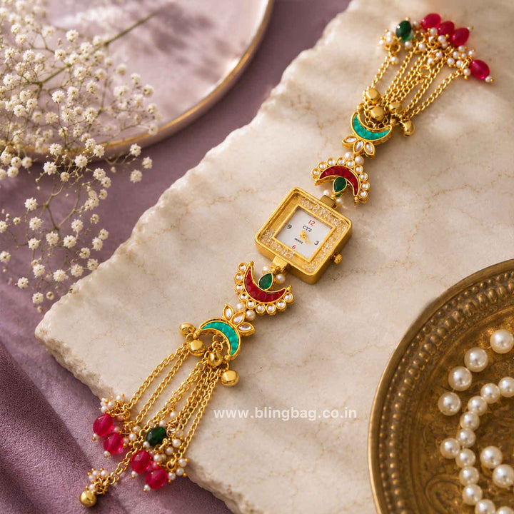 BlingBag Multicolor Trisha Kashmiri Watch