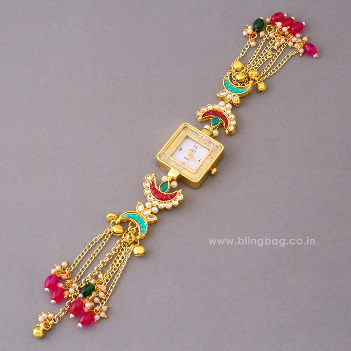 BlingBag Multicolor Trisha Kashmiri Watch