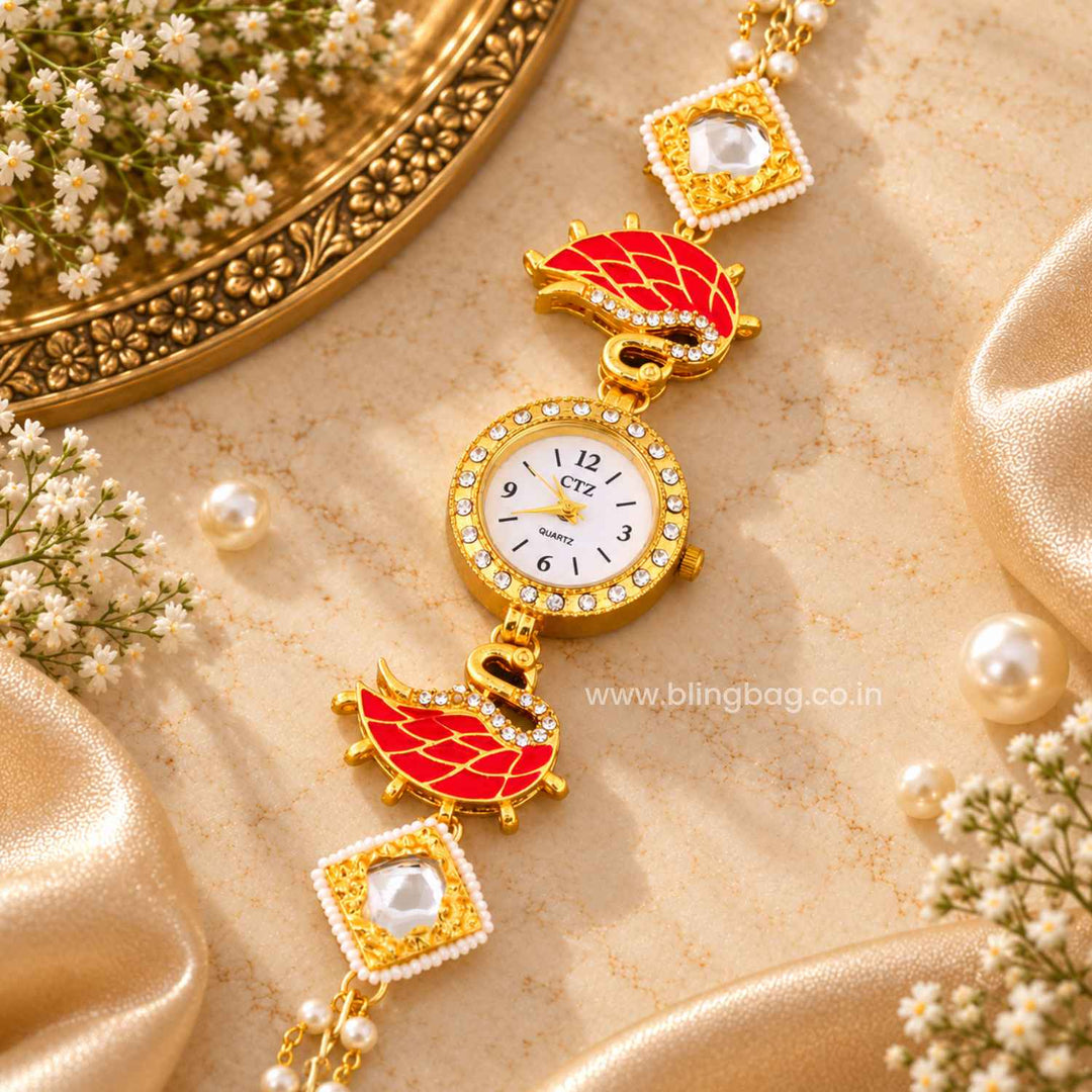 BlingBag Multicolor Vedika Kashmiri Watch