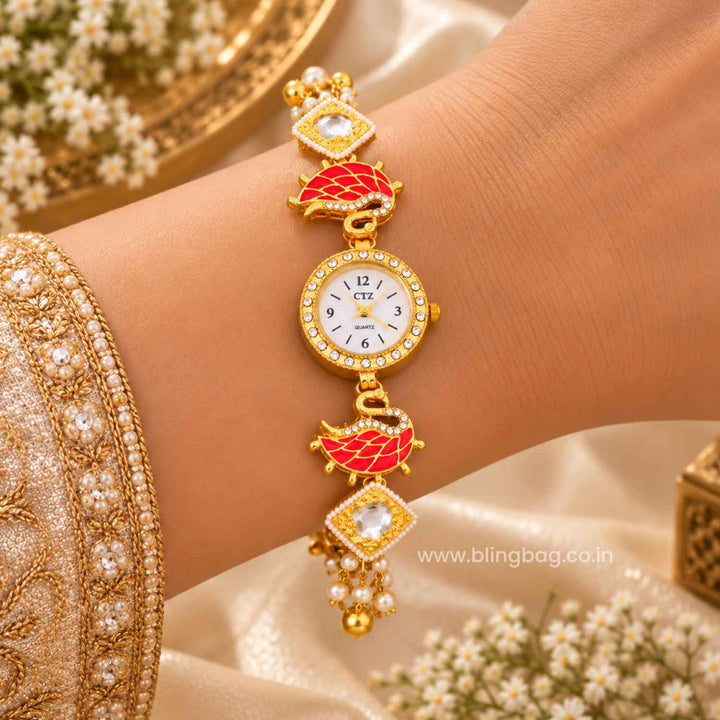 BlingBag Multicolor Vedika Kashmiri Watch