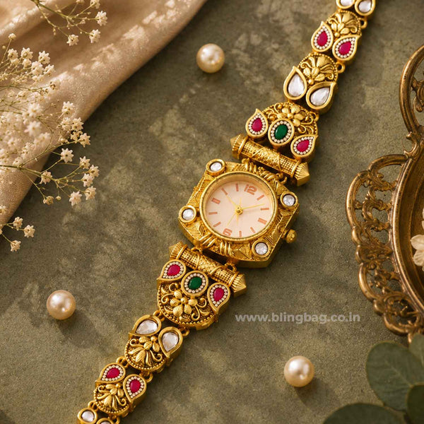 BlingBag Multicolor Vidyashi Heritage Watch -  I