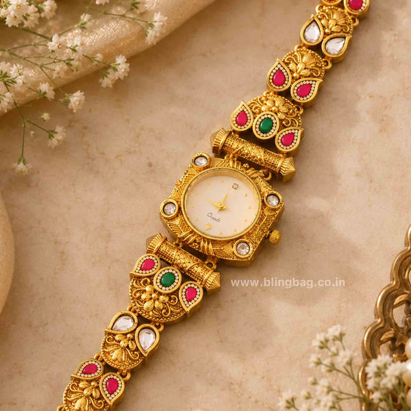 BlingBag Multicolor Vidyashi Heritage Watch -  II