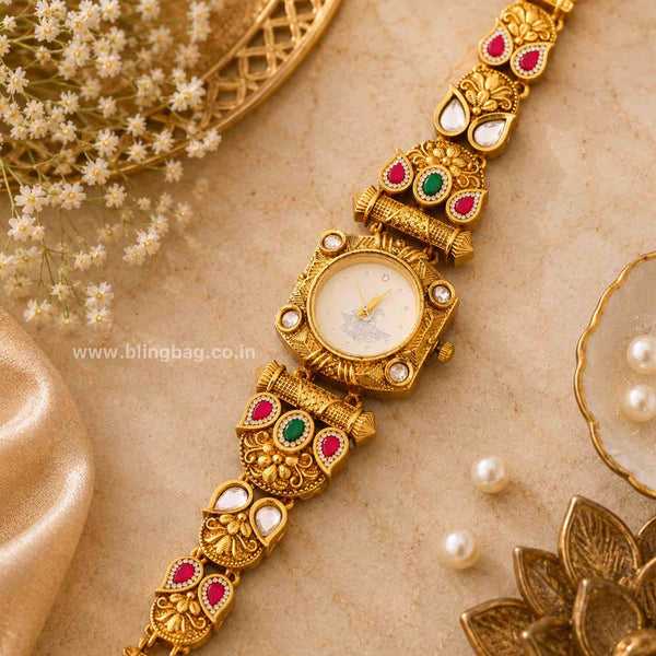 BlingBag Multicolor Vidyashi Heritage Watch -  III
