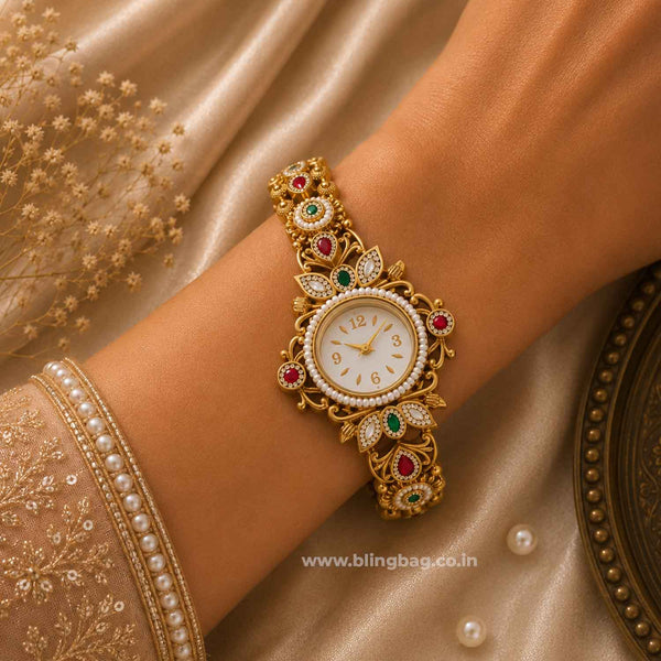 BlingBag Multicolor Vidyaya Heritage Watch