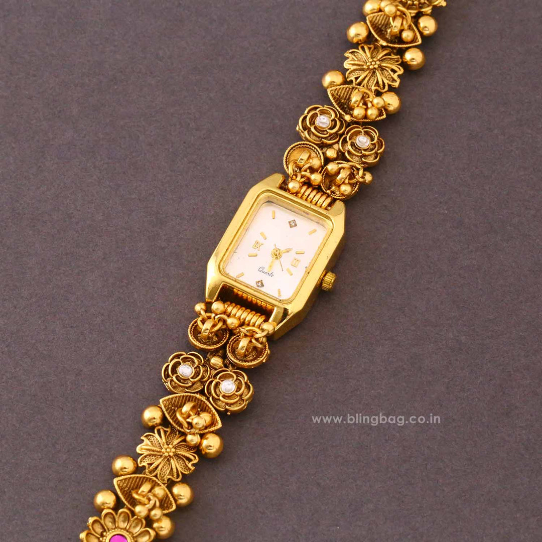 BlingBag Phulwi Roman Kashmiri Watch