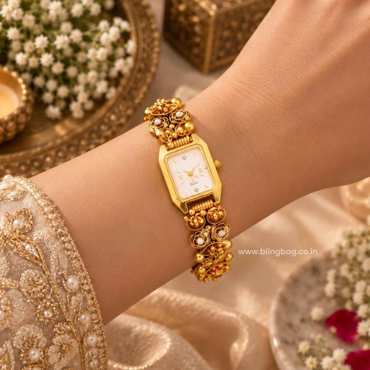 BlingBag Phulwi Roman Kashmiri Watch