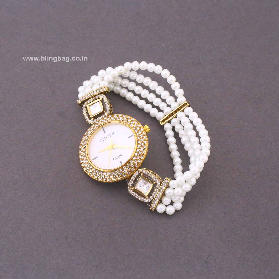 BlingBag Pihushi Kundan Watch