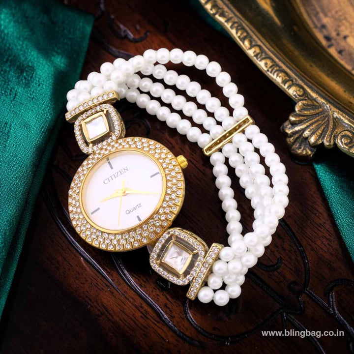 BlingBag Pihushi Kundan Watch