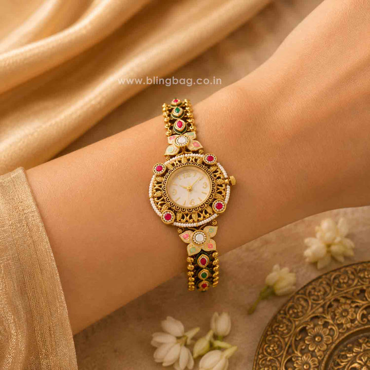 BlingBag Prismatic Tanviya Heritage Watch