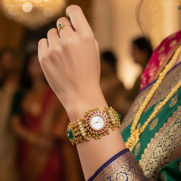 BlingBag Pritina Rajwadi Stone Watch