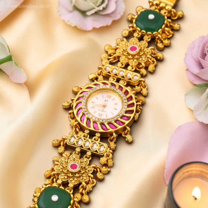 BlingBag Pritina Rajwadi Stone Watch