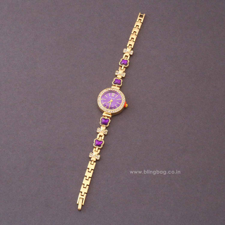 BlingBag Purple Adaa Bracelet Watch