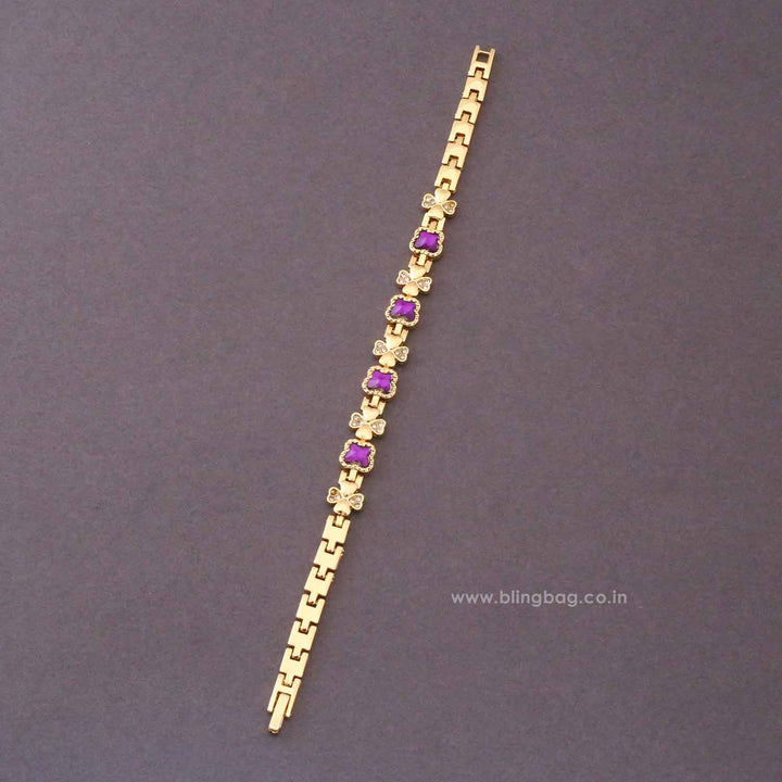 BlingBag Purple Adaa Bracelet Watch