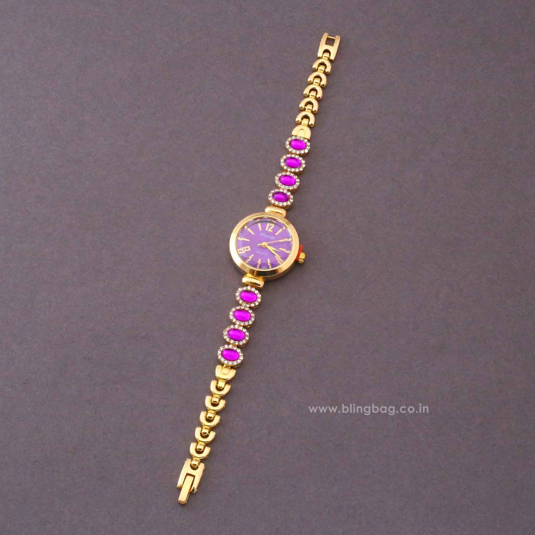 BlingBag Purple Vairini Bracelet Watch