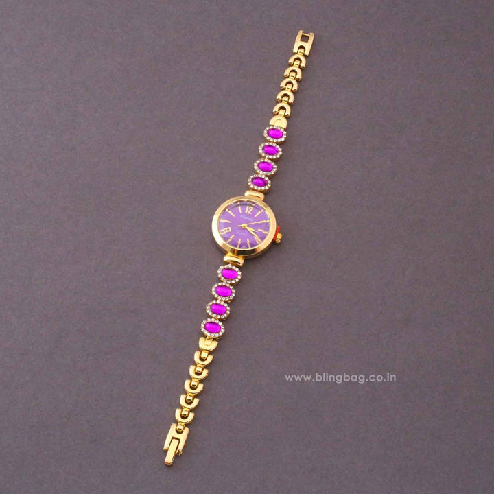 BlingBag Purple Vairini Bracelet Watch