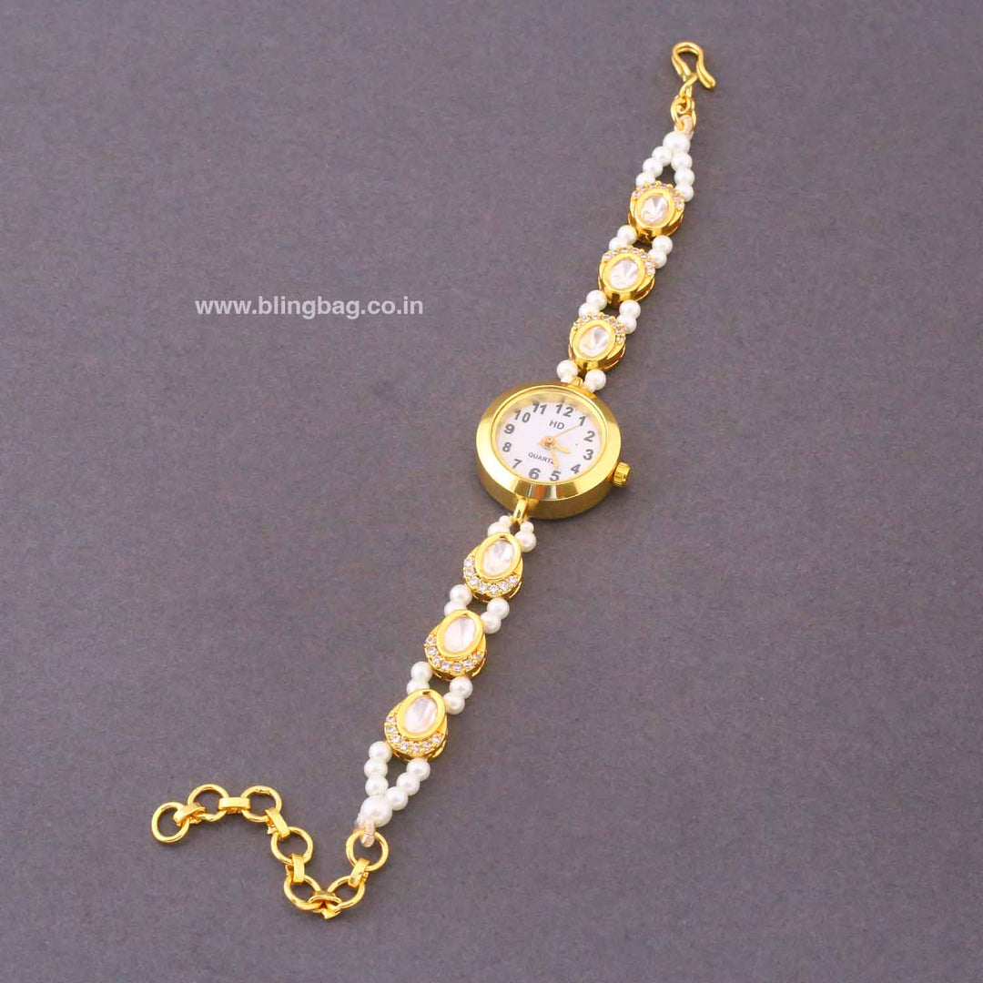 BlingBag Saanvii Kundan Watch