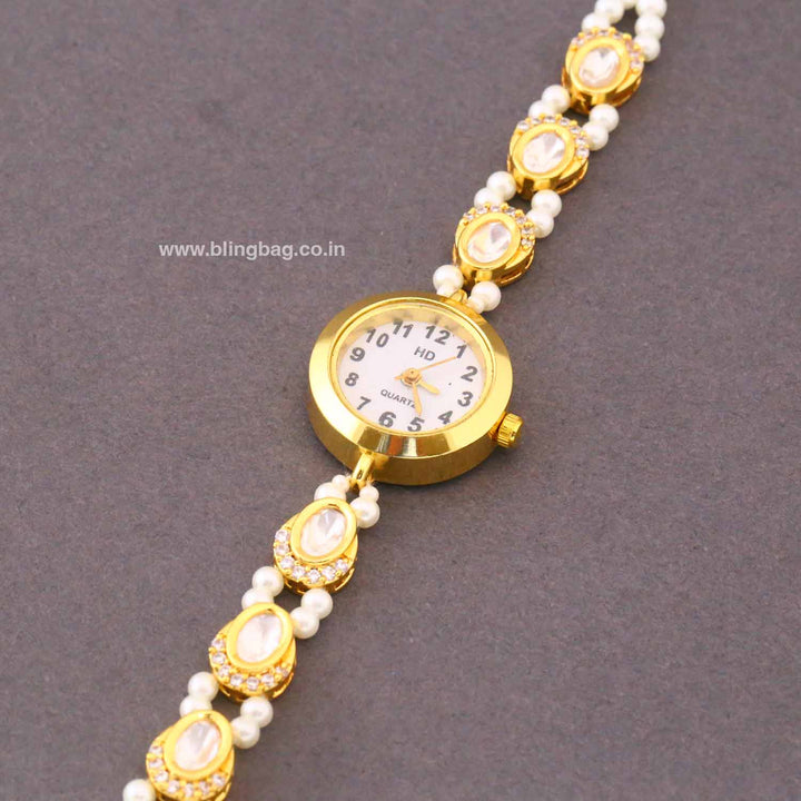 BlingBag Saanvii Kundan Watch