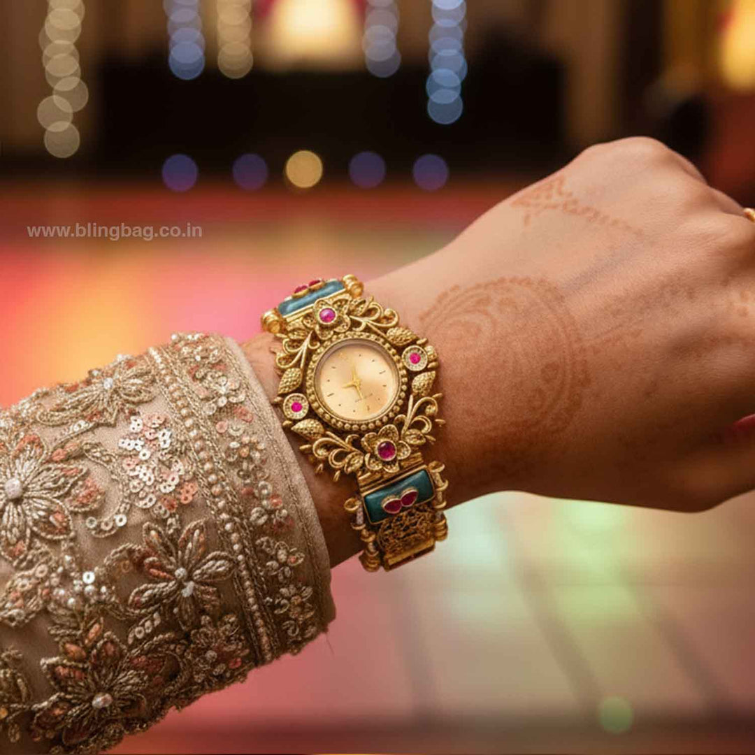 BlingBag Shreetriya Roman Bracelet Watch