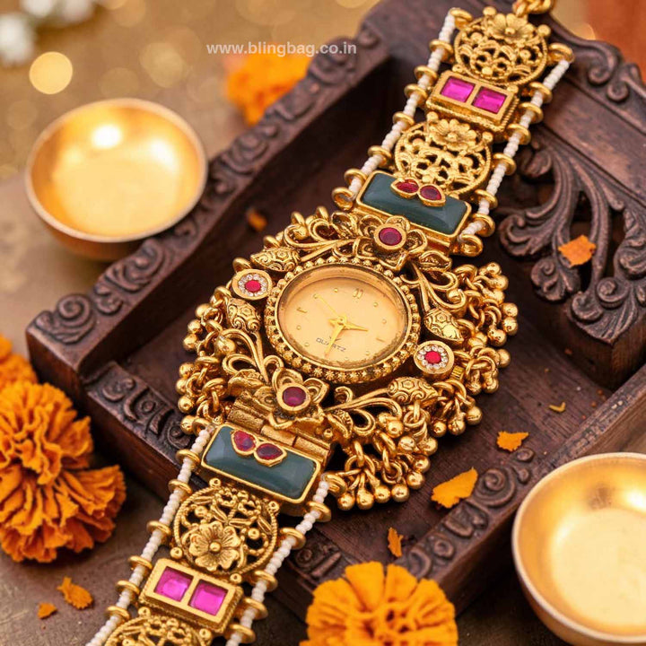 BlingBag Shreetriya Roman Bracelet Watch