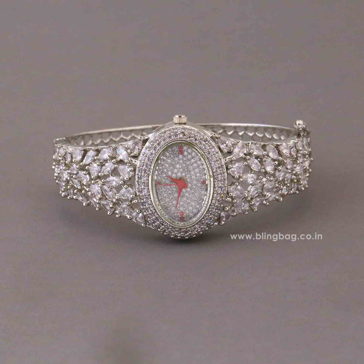 BlingBag Silver Ellaie Zirconia Watch II