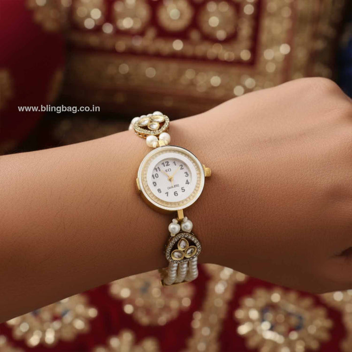 BlingBag Snehaa Kundan Watch