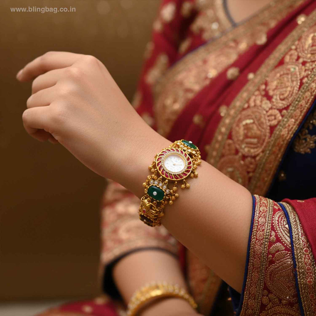BlingBag Yattni Rajwadi Stone Watch
