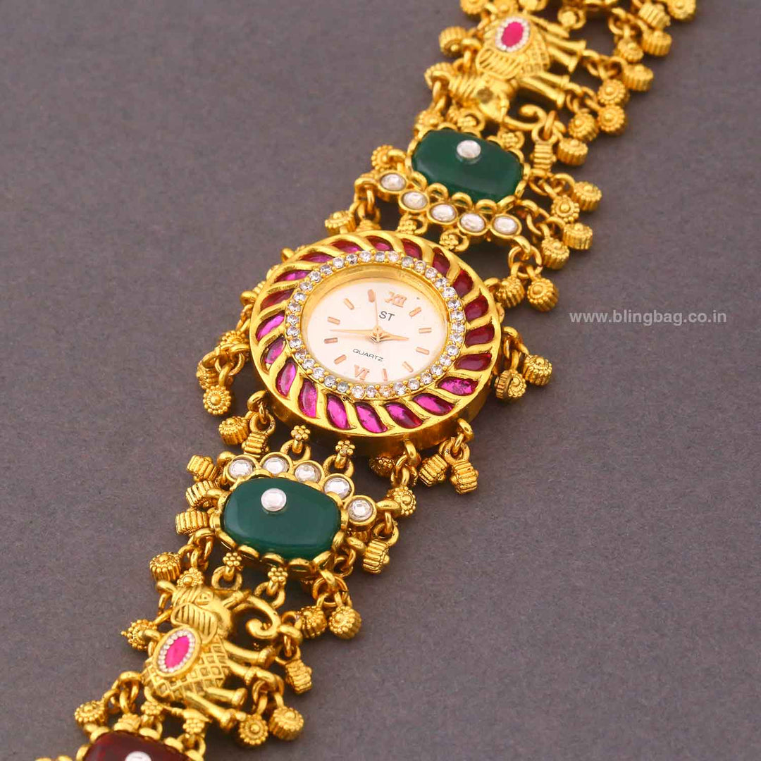 BlingBag Yattni Rajwadi Stone Watch
