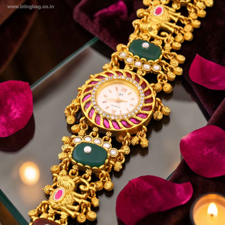 BlingBag Yattni Rajwadi Stone Watch