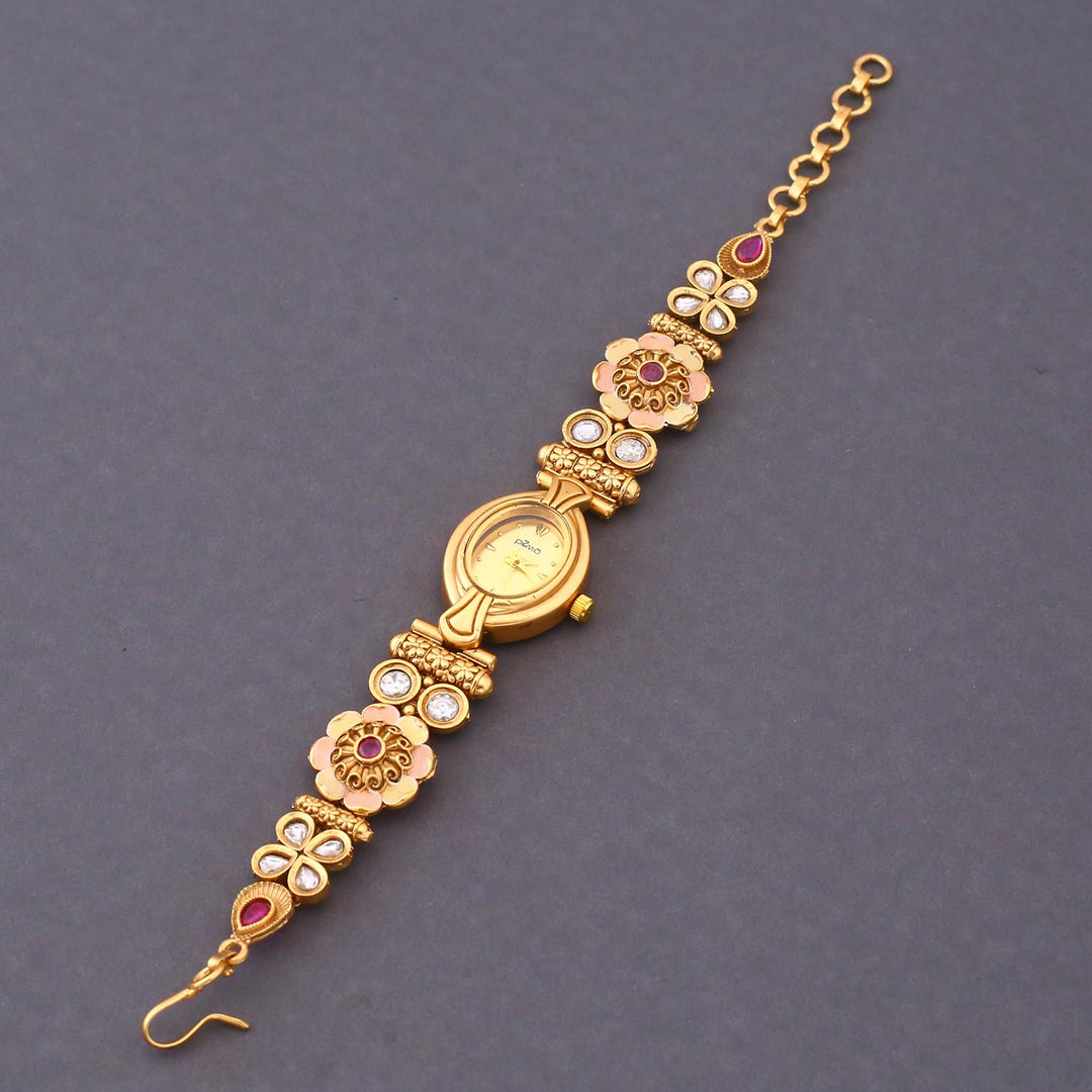 Blingbag Antique Flower Design Women Watch