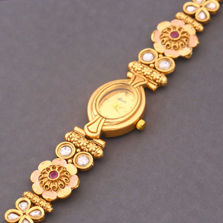 Blingbag Antique Flower Design Women Watch
