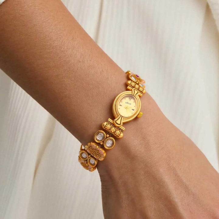 Blingbag Antique Flower Design Women Watch