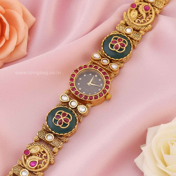 Blingbag Black Dial Maharani Edition Watch