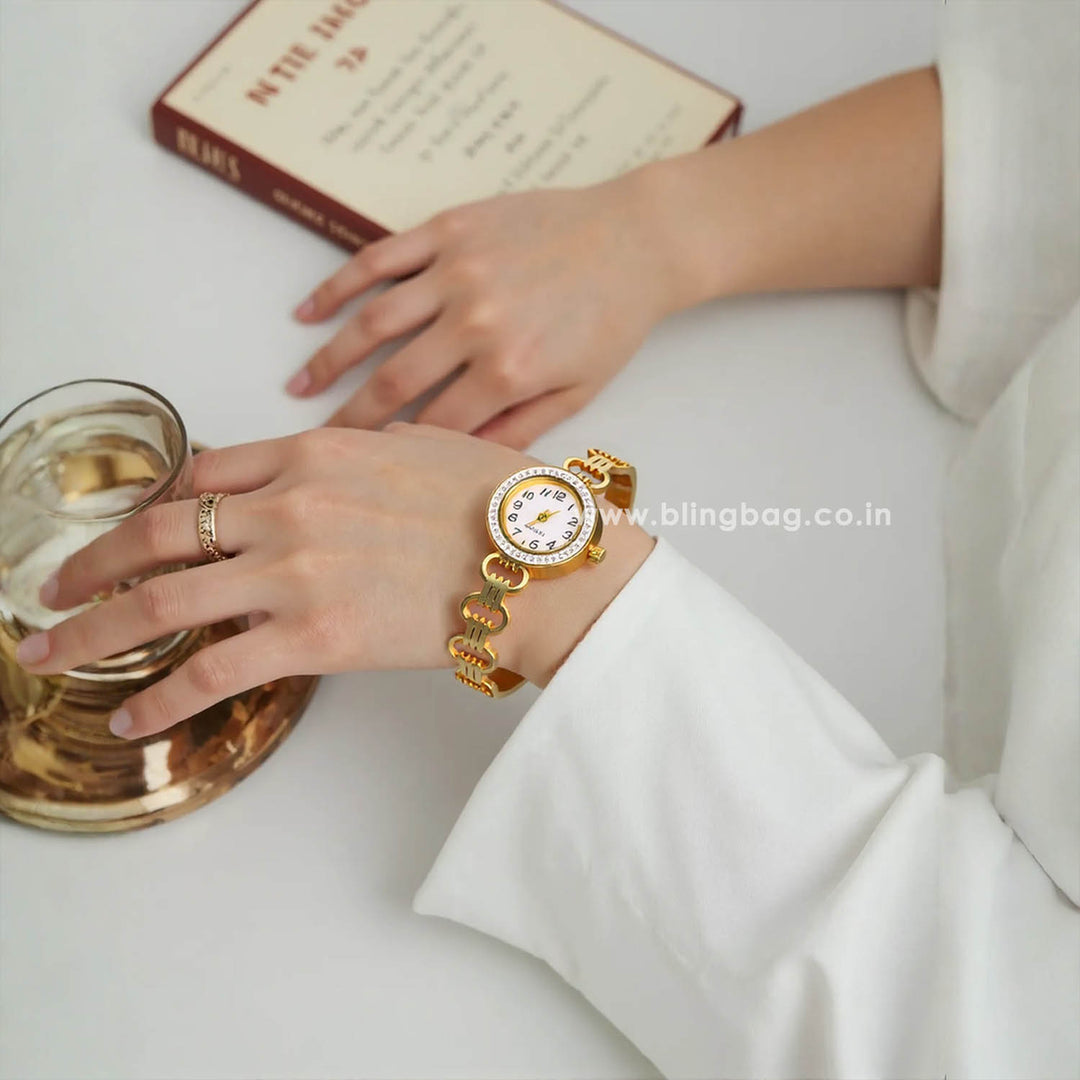 Blingbag Crystal Bloom Omkari Watch