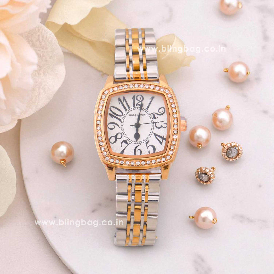 Blingbag Diamond Barrel Ena Watch