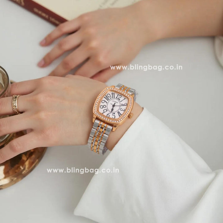 Blingbag Diamond Barrel Ena Watch