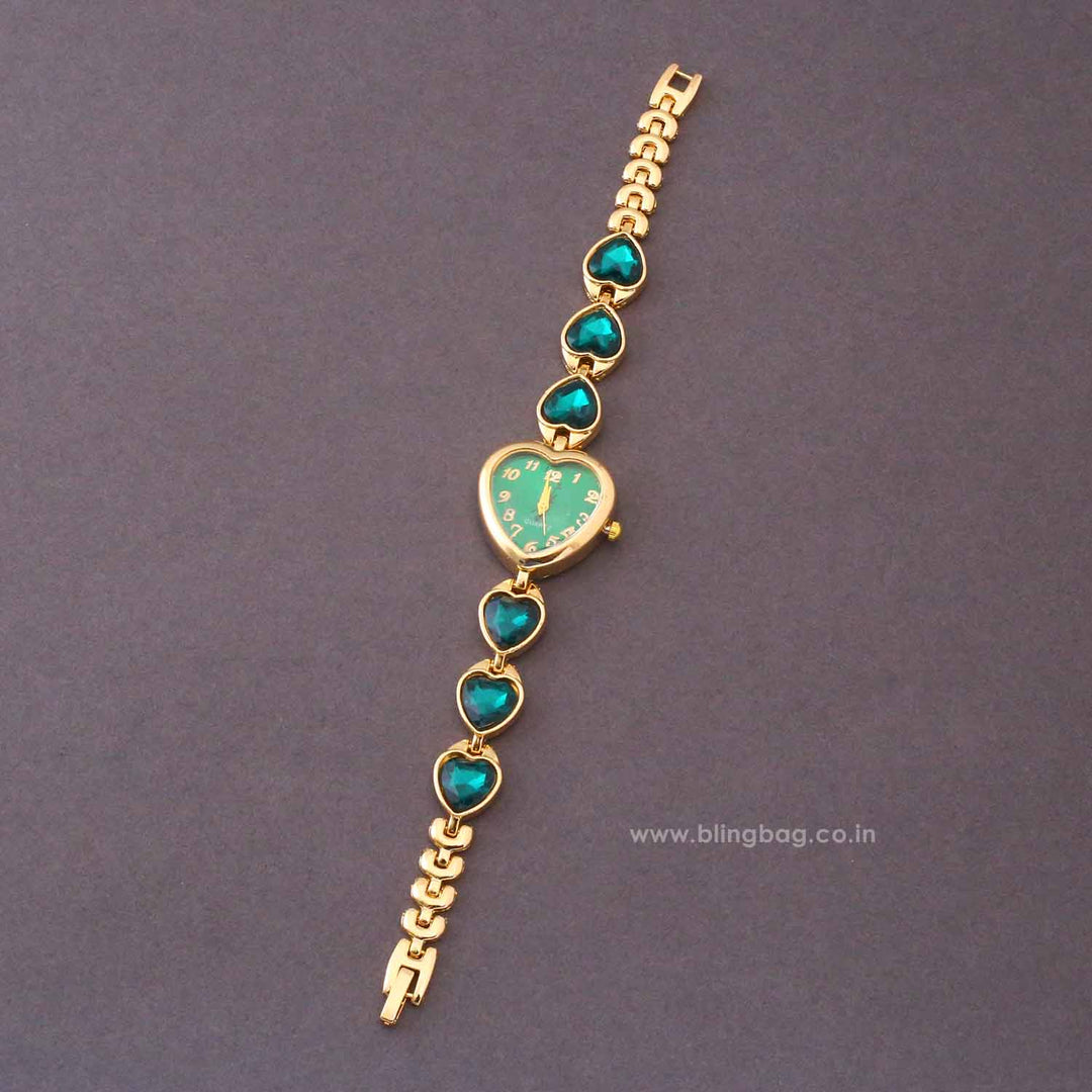 Blingbag Emerald Lovelle Bracelet Watch