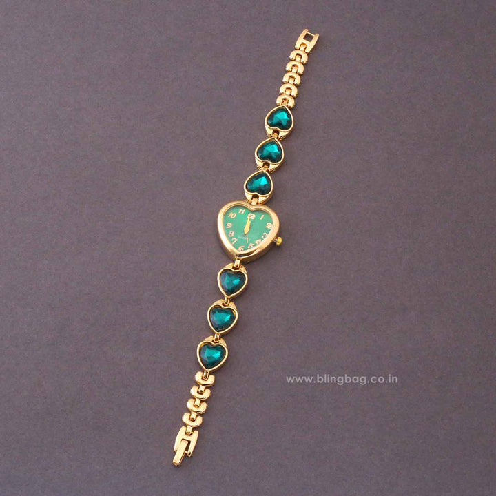 Blingbag Emerald Lovelle Bracelet Watch